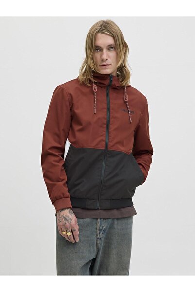 Jack & Jones Jjerush Hood Bomber Noos Red Palton pentru bărbați 12200208