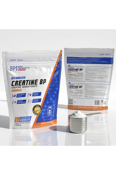 Balkan Pharmaceuticals Creatina monohidrata BP-Creapure® 500 g, fara zahar ad...