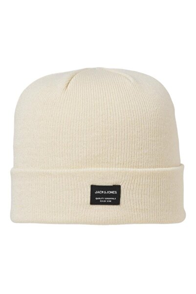 Jack & Jones Men's Cream Beret (12092815-Anw)