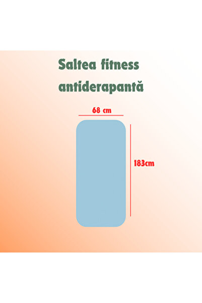 OEM Set antrenament acasa, benzi elastice, rola automasaj, saltea yoga, albastru
