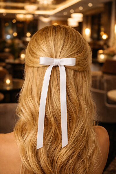 Emsay Store Handmade 2-Pack Women's Vintage Colorful Clip-On Satin Bow Hairpin