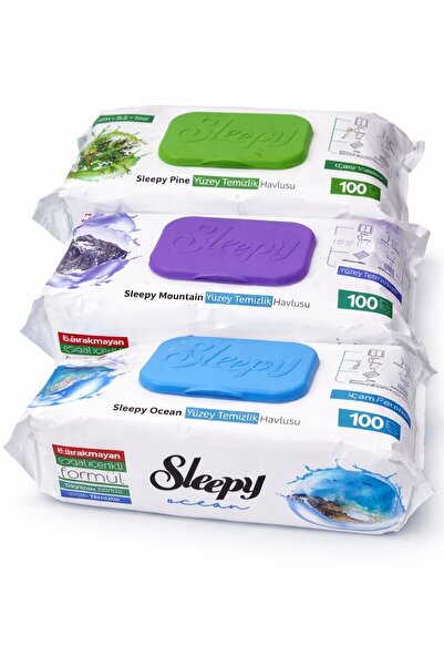 Rothoplast Set 3 cutii servetele umede multisuprafete Sleepy Ocean, Mountain,...