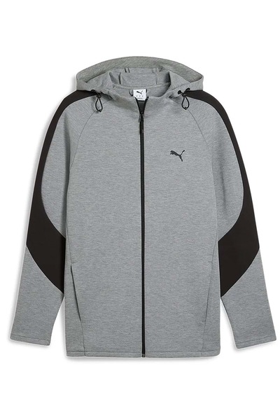 Puma 631529 Evostrıpe Core Fz Hoodie Eşofman Üstü GRİ
