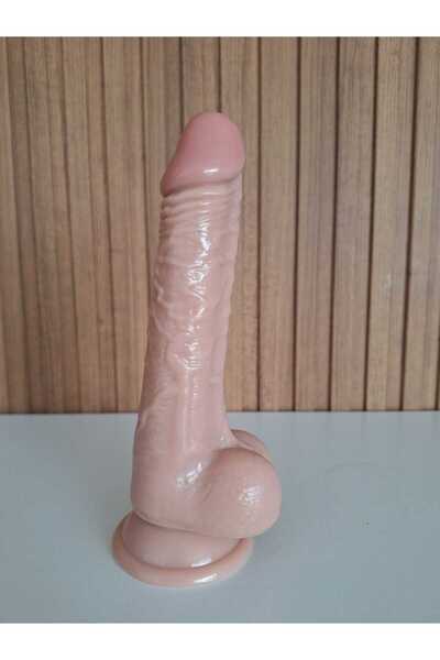 Greenport Yapayı Penis Dildo Tam Uzunluk 21 Cm Damarlı Vajına Anal Uyumlu Sex Erotik