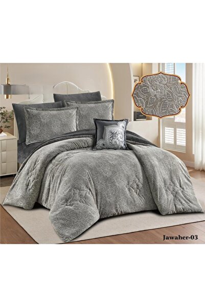 ALMIAAD High-quality, elegant summer double bedsheet set, 8 pieces, size 240*...