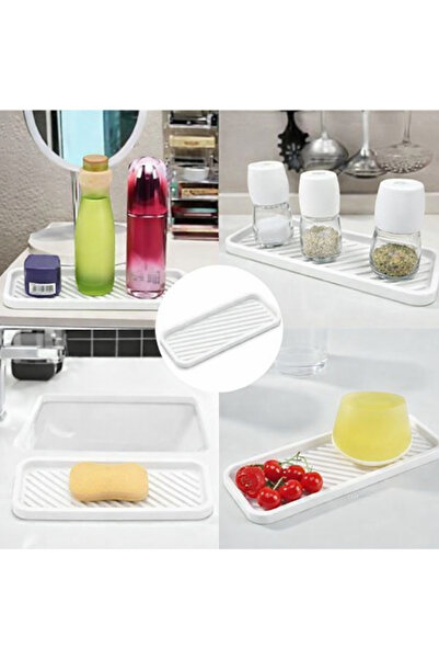 Leony Silicone Non-Slip Folding Oil Pot Stand Mat, Organizer Presentation Soa...