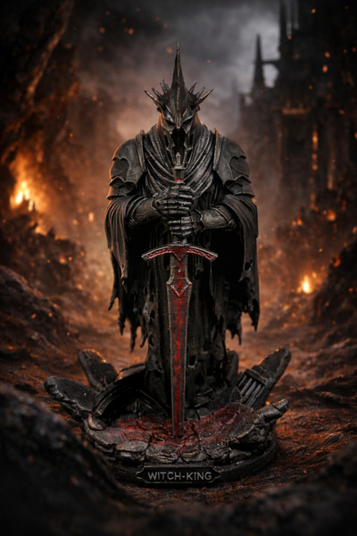3D Witch King | Yüzüklerin Efendisi | Angmar Nazgul Lotr Figür/Büst 15 cm