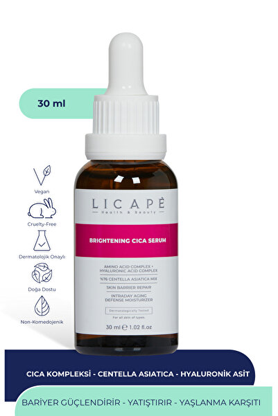 Licape %76 Centella Asiatica Aydınlatıcı Cica Serum 30ml