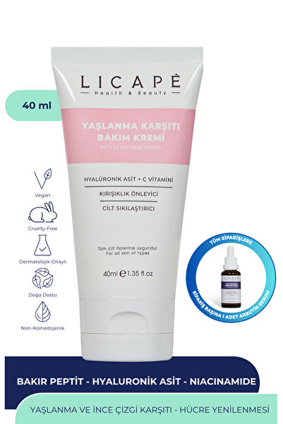 Licape Yaşlanma Karşıtı Bakım Kremi 40ml