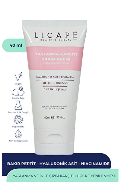 Licape Yaşlanma Karşıtı Bakım Kremi 40ml