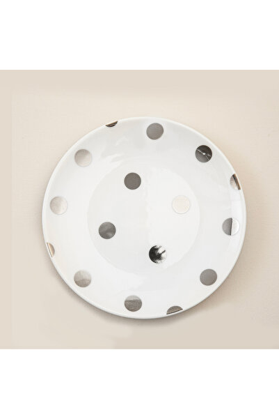 Chakra Lunares Silver Pasta Tabağı 19 cm Standart