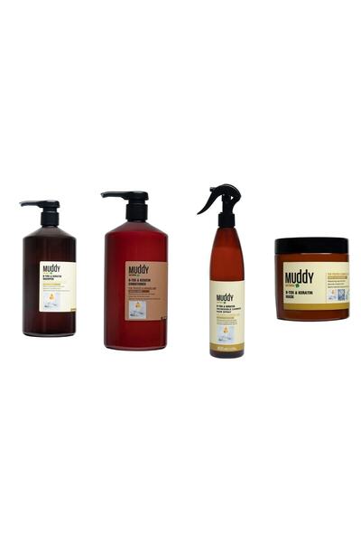 Muddy 4 Parça Keratın Bakım Seti
