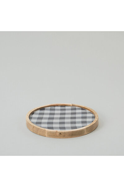 Chakra Aleph Servis Tabağı 25 cm Natural