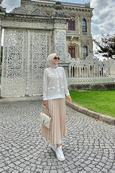 Moodbasic KREP PLİSELİ ETEK