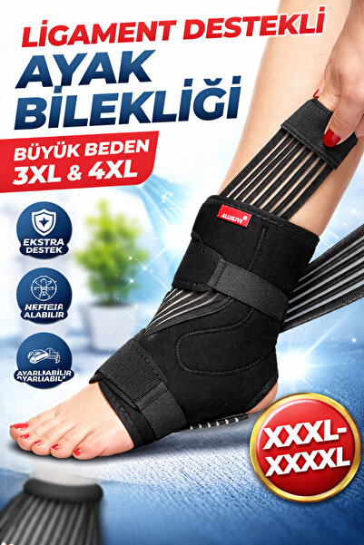 ALUSLİVE LÜX BÜYÜK BEDEN LİGAMENT DESTEKLİ AYAK BİLEKLİĞİ 3XL