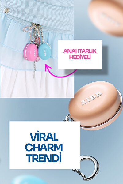 AIBB Kadife Dokulu Blur Etkili Dudak Ve Yanak Renklendirici Blur Tin Pot Charm anahtarlıklı AIBB_BLURPOT