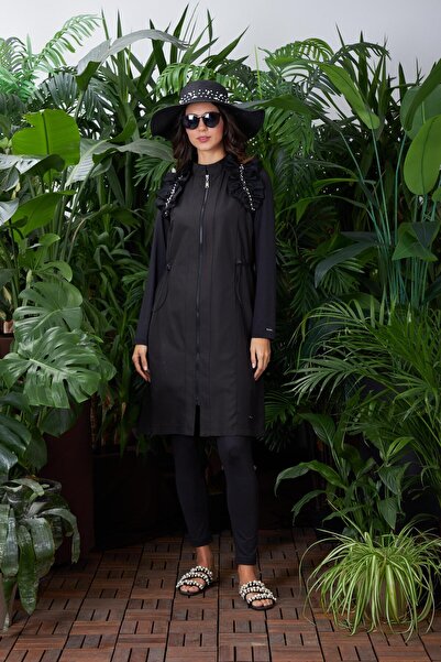 Genel Markalar VOLANLI İNCİLİ FERMUARLI YELEK