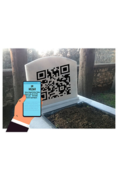 QRready QR Mezartaşı, Karekodlu Mezar, QR Kodlu Mezar, Mezar Karekodu, QR Mezar