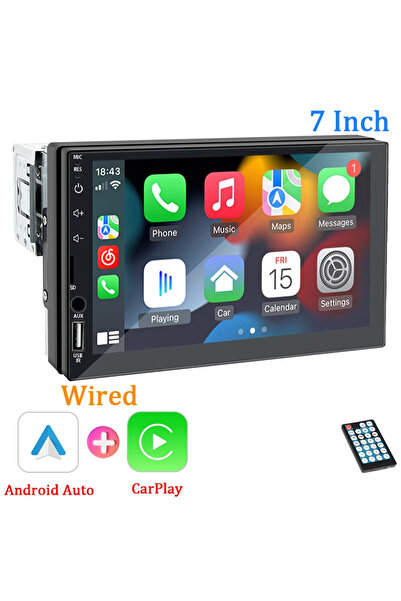 Choice Car Radio Only Hippcron 7inch Car Radio 1 Din CarPlay Android Auto Uni...