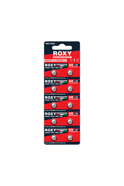 Skygo AG5 LR48/LR754/193/393 52 Mah Alkalin Düğme Pil 10 Lu Paket