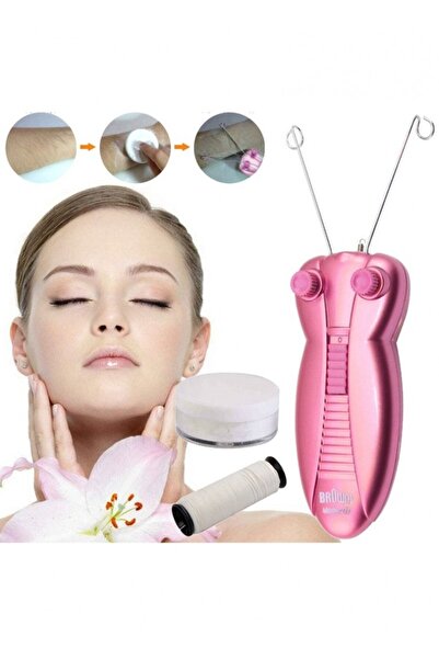 Generic جهاز براونز الكهربائي لإزالة شعر الوجه ونظام الخيط، جهاز إزالة شعر ال...