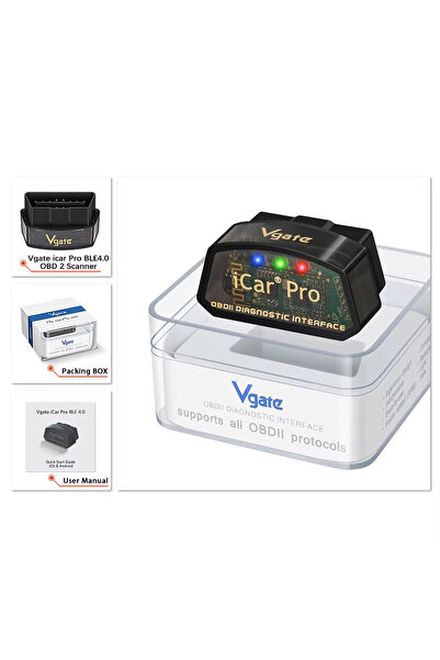 vgate icar Pro V2.3 Bluetooth Ble 4.0 Arıza Tespit Cihazı İos & Android Uyuml...