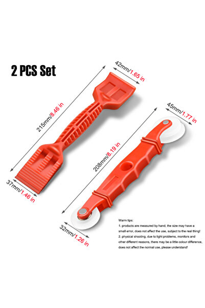 Choice طقم من قطعتين: شريط تثبيت للأبواب والنوافذ، بكرة دوارة، مجرفة، مصنوع م...