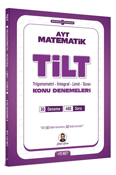 Mert Hoca Yayınları 2026 AYT TİLT Denemeleri Trigonometri İntegral Limit Türe...