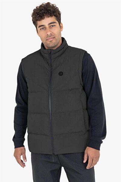Lescon 23n1110 Puffer Γιλέκο Μαύρο Ανδρικό Γιλέκο