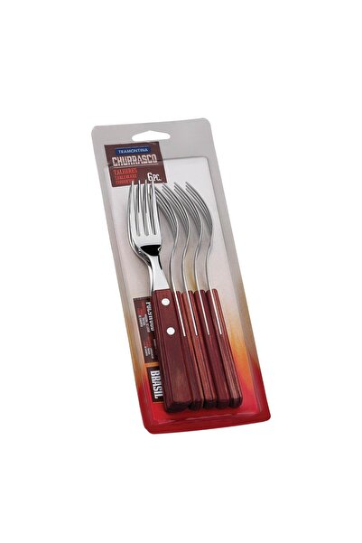TRAMONTINA 21198-716 715 6lı Biftek-Steak Çatalı Seti
