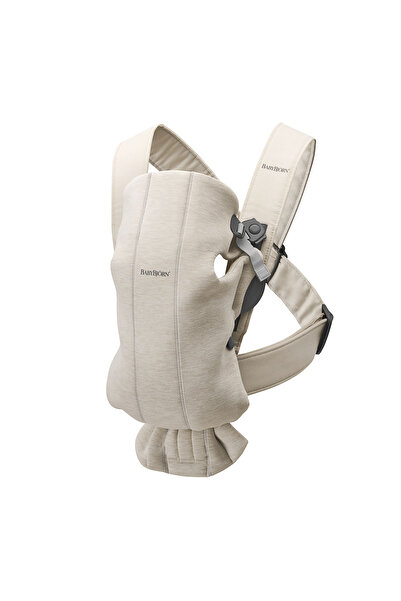 BabyBjörn Kanguru Mini Cotton 3D Jersey / Light Beige