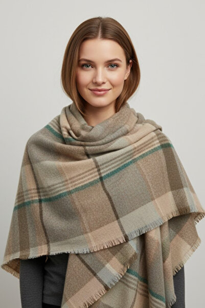 Gubo Women's Shawl Acrylic Multi-Colored