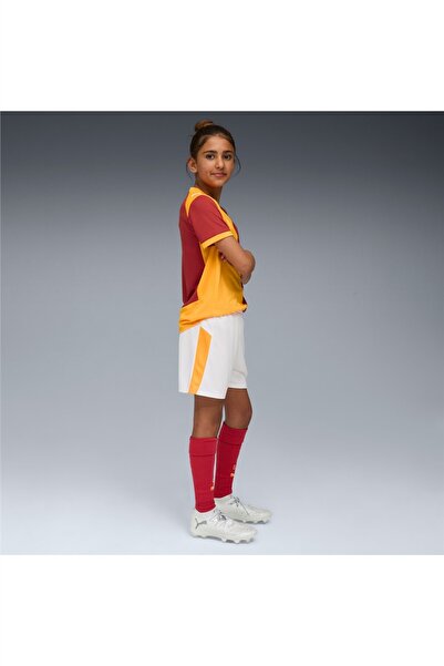 Puma Pantaloni scurți de fotbal albi pentru copii Galatasaray 25-26