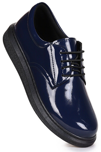 Kiko Kids Wata cipele za obrezivanje za dečake od lakirane kože sa vezicama