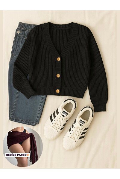 moda mh CARDIGAN TREND SELANİK CU 3 BUTONI