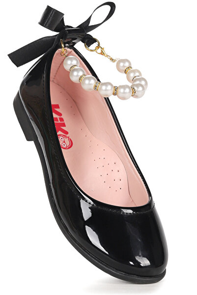 Kiko Kids Бланш Руган Перла Еластични балетни пантофки за момичета