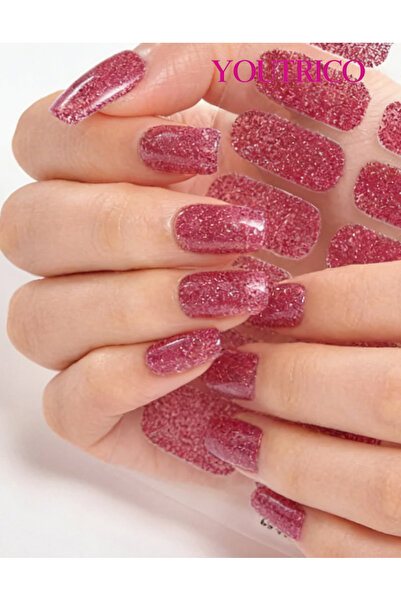 Youtrico ملصقات طلاء أظافر لامعة مكونة من 26 إصبعًا، ذاتية اللصق، أظافر صناعية