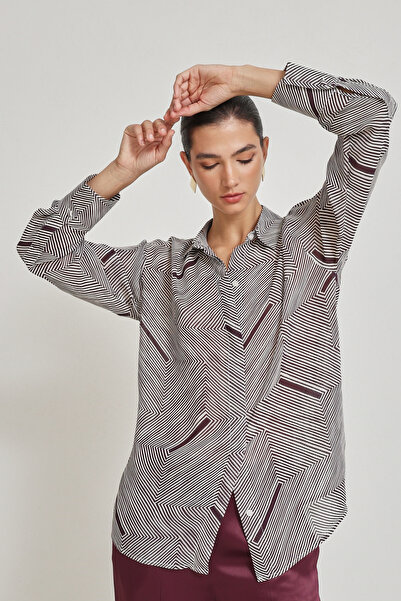 Setre Cherry Patterned Long Sleeve Shirt