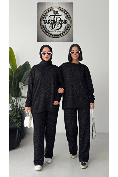 Tarzımızbir Taşlı Modal oyhso kumaş takım ve tesettür