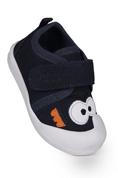 Kiko Kids Cookie Cırtlı Erkek Bebek İlk Adım Panduf Ayakkabı