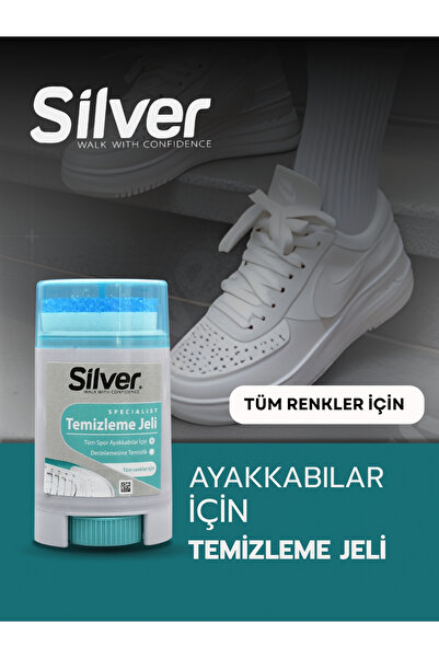 Silver Unisex Ayakkabı Bakım Seti - Deodorant - Köpük - Ultra Beyaz Boya - Jel - Sünger