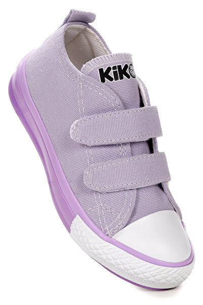 Kiko Kids Linen Cırtlı Kız Çocuk Keten Spor Ayakkabı