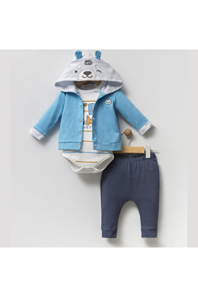 Micii Ștrumfi Set 3 piese Băieței Scouts Team Albastru - 100% Bumbac