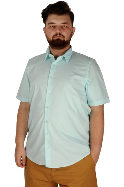 ModeXL Mode XL Великий розмір Чоловічий Без кишень Лайкра Поплін 20353 М'ятно...