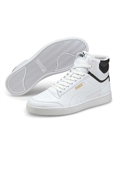 Puma Shuffle Mid Unisex Spor Ayakkabı 38074801 BEYAZ SİYAH