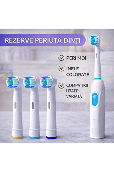 SMARTECH Set 4 capete de schimb pentru periuța de dinți electrică compatibilă...