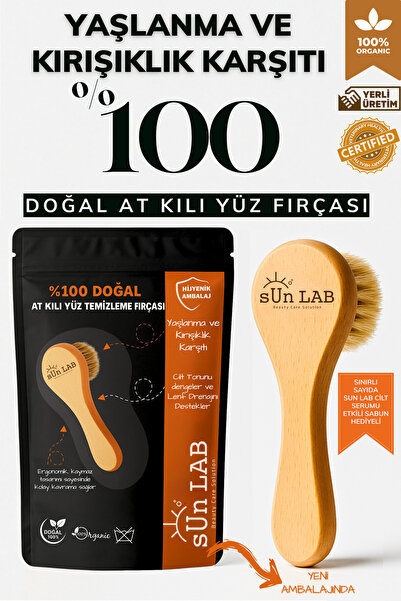 sun lab beauty care solution Yaşlanma Ve Kırışıklık Karşıtı %100 Doğal At Kıl...