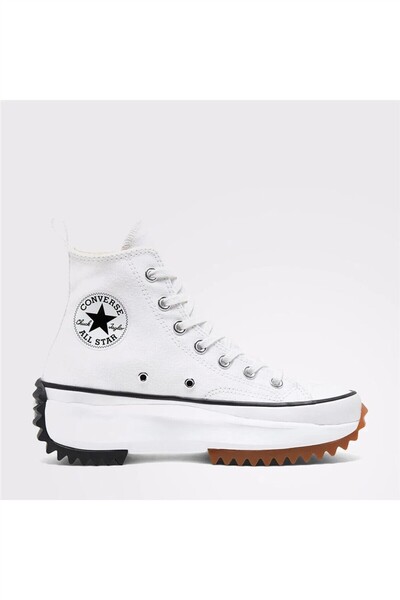 Converse Női tornacipő 166799c Run Star Hike Canvas Platform fehér/fekete vászon
