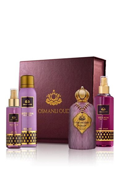 Osmanlı Oud Sultan Hürrem 4 Parça Kutulu Hediye Kadın Parfüm Seti – 9881