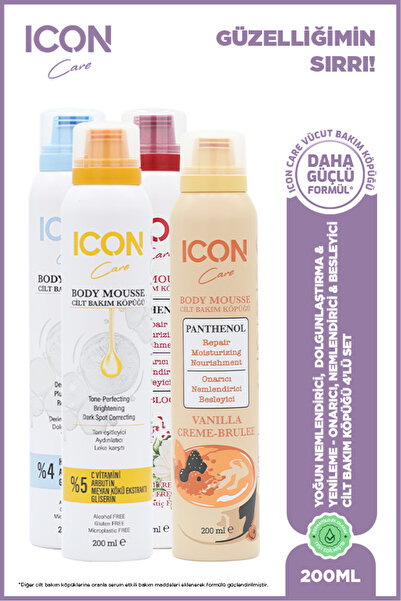 ICON Care Cilt Bakım Köpüğü C Vitaminli & Hyaluronıc Acıd & Wıld Bloom & Vanı...